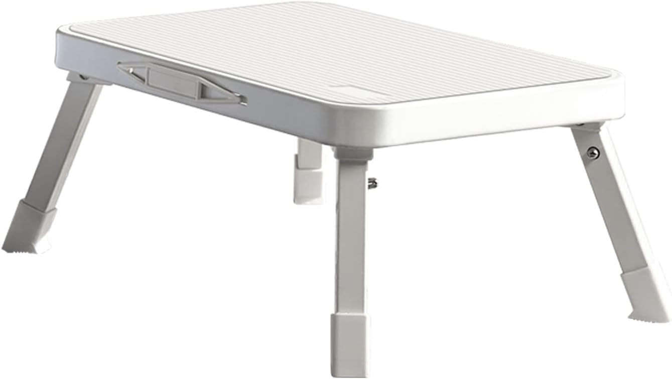 XinSunho Folding Step Stool One Step Ladder, Portable Kids Step Stools for Adults with Non-Slip Pedal, Metal Foot Stool for Bed Kitchen RV 330lbs Capacity