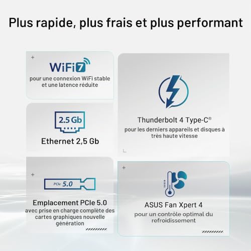 ASUS Prime Z890-P WiFi – Carte mère Gaming Intel ATX (D...