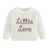 Oversized fit, lange Ärmel, runder Kragen. Paar perfekt mit Ihren Baby Hosen, Leggings, Röcken und Shorts