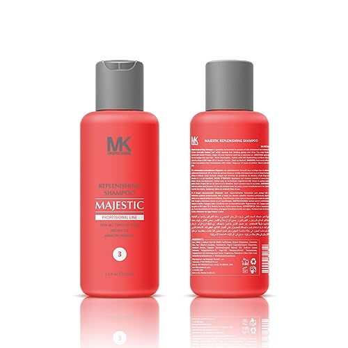Majestic Keratin Replenishing Shampoo 4oz(125ml)-after Care- Soduim Chloride & Sulfate Free
