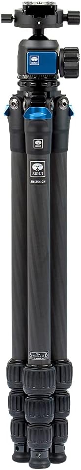 Amazing 🔥 Sirui Carbon Fiber Tripod AM-254 47.2 10X with Ball Head,Stainless Steel Spikes,Case, Black 🛒 Crazy Deals Sirui Carbon Fiber Tripod AM-254 47.2 10X with Ball Head,Stainless Steel Spikes,Case, Black