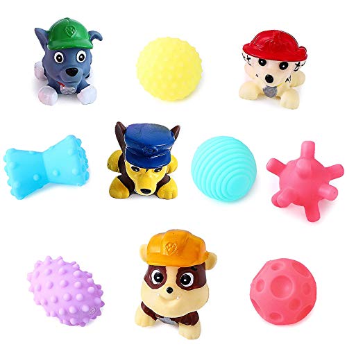 YNK Juguetes de Baño, 10 Piezas Juguetes de Baño Flotante, Juguetes de Baño para Bebe Juguetes de Piscina, Juego de Juguetes de Baño para Niños Divertidos Juguetes Acuáticos para Niños Pequeños