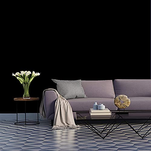 Image of JAAMSO ROYALS Black Plain matt Wallpaper - Self Adhesive, Water Proof, Peel and Stick Sticker (60 CMx 50 CM0 CM, Black)