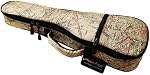 MUSIC FIRST Original Design"Ancient Map" ukulele case ukulele bag ukulele cover, New Arrial (Fit for 23~24 inch Concert Ukulele)