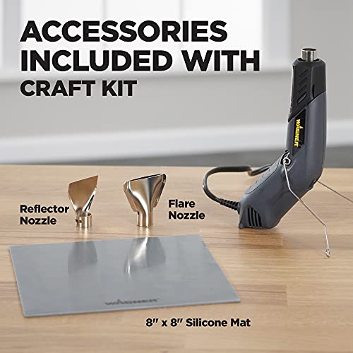 Wagner Spraytech 2410909 Ht400 Craft Kit Heat Gun, Heat Gun Kit For Crafting, Embossing, Candle Making, Shrink Wrapping, And More, Embossing Heat Tool Craft Gun, Dual Temperature 680 & 450 Degrees #TOP1
