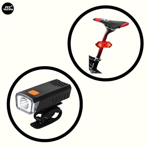 Image of Indicator Back Light and Front Light Combo for Bicycle - USB Charge, Waterproof