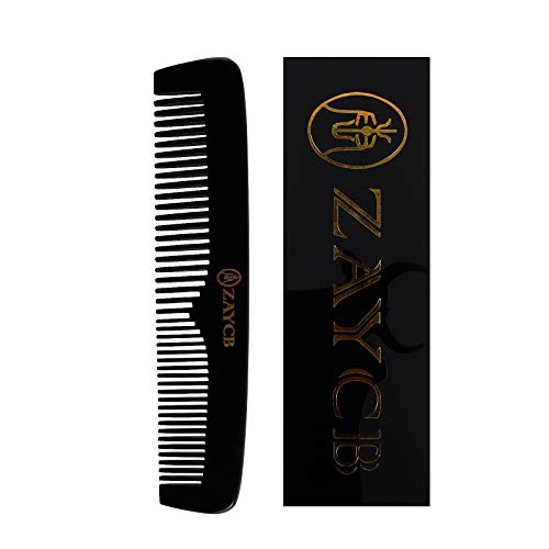 Ox Horn Comb, Anti-Static Hair Comb, Detangling Fine Tooth Hair Combs, Smooth Tooth Hair Comb, Great For All Hair Types