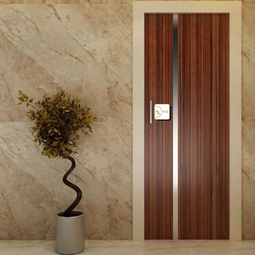 Image of CVANU Push-Pull Acrylic Sign Board for Office /Business /Hospital Sign SelfAdhesive Board(Set of 2) c27
