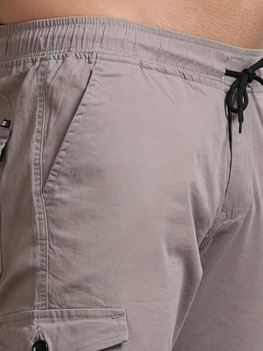 Image of U.S. Pitchers Mens Twill Laffer Cargo Joggers I 6 Pocket Utility Pants I Stylish Comfort Fit I 12 Colors I Sizes 30 to 38