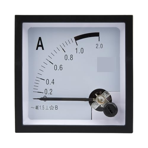 Ampèremètre analogique CZ-72 aiguille 1A pour tableau électrique cadran 72x72mm