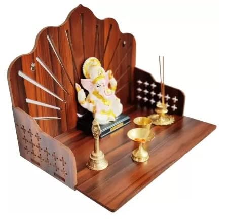Templo de madera Ayodhya Ram Mandir con acabados detallados en madera MDF roble beige