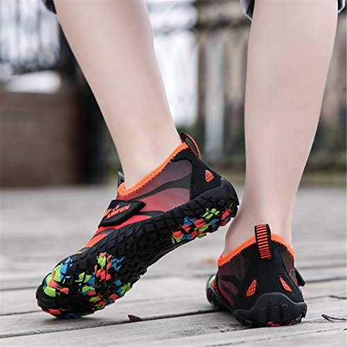 Image of UBFEN Water Shoes for Kids Boys Girls Aqua Socks Barefoot Beach Sports Swim Pool Quick Dry Lightweight Toddler Little Big Kid | Lightweight, Barefoot-style, Perfect for Water parks, Beach, Pool, Kayak, Creek Hiking, Camping, Toddler, Little Kid, Big Kid
