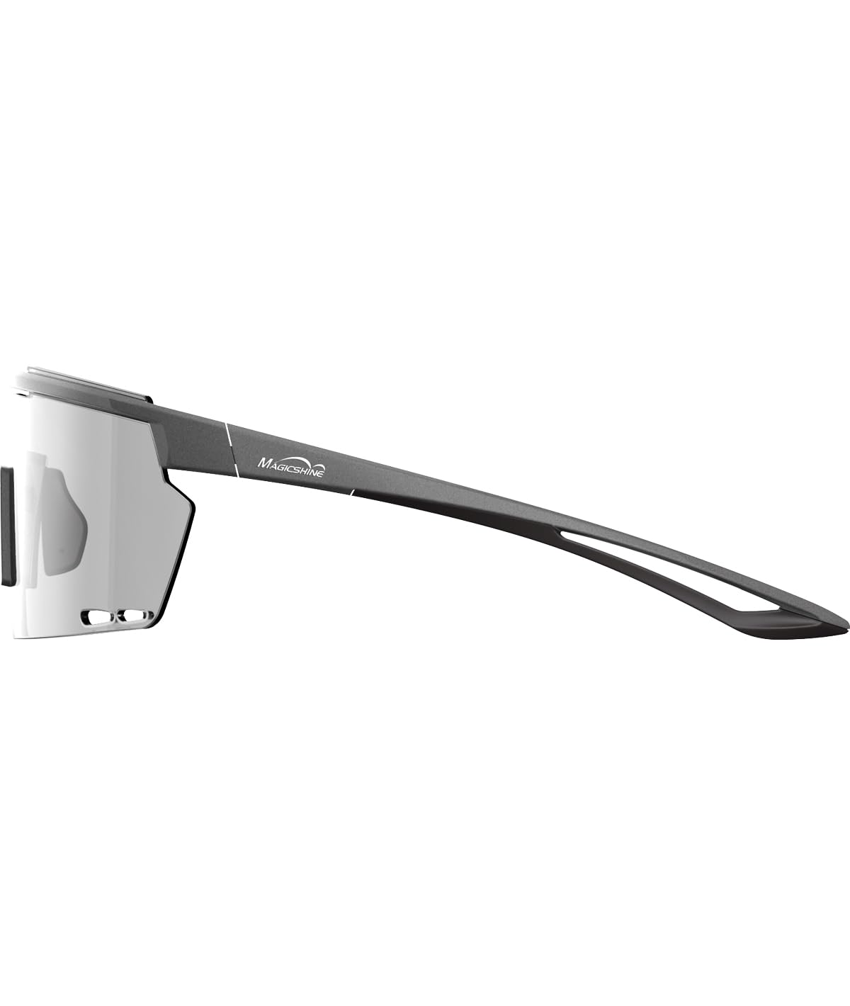 Magicshine ROUELEUR Occhiali da Ciclismo, Lenti Colorate e Fotocromatiche, Design Avvolgente Unisex per Strada, Gravel e MTB