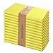 Solid Bright Yellow Color,Dinner Napkins, Everyday Use, Premium Quality,100% Cotton Slub, Set of 12, Size 20X20 Inch,Over Sized Cloth Napkins with Mitered Corners, Ultra Soft, Durable Hotel Quality