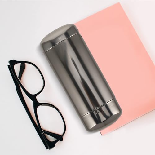 Image of LIFKOME Aluminum Metal Eyeglasses Case Slim Hard Shell Glasses Case Aluminum Sunglasses Case Pocket Glasses Case