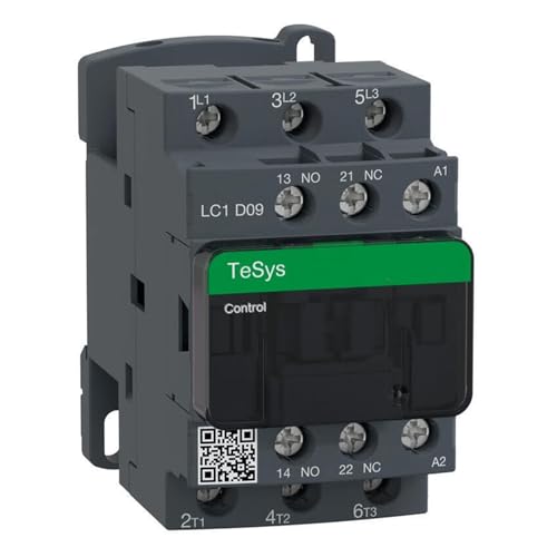 Contacteur tripolaire CA 9A LC1D09P7C Schneider bobine 230V 50/60Hz pour moteur