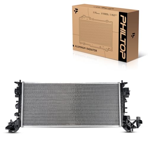 Image of PHILTOP Automotive Replacement Engine Radiator for 2017-2018 Cruze 1.4T, 2016 2019 Cruze, 2018 Cruze 1.6T | Core Width 26-3 /4 inch fit for 2016 2017 2018 2019 Cruze
