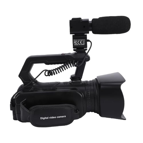 Videocámara 4K para vlogs y vídeos familiares con pantalla táctil y zoom de 56MP
