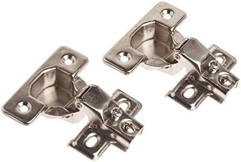 Franklin Brass H811SMV-NP-C 35mm 5/8-Inch Euro 100Deg Face Frame Cabinet Hinge, Pair Package, Packaging May Vary