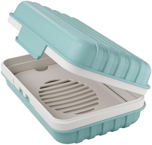 Quatish Bar Soap Holder Dish 1 Pack for Shower, Travel Soap Case ...