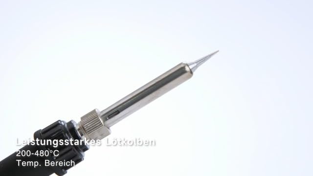 Bild 6 - CREWORKS Heißluftlötstation 2IN1 SMD Entlötstation Heißluft Lötstation Entlötstation 750W Heißluftgebläse 75W Lötkolbenleistung Lötkolben mit LED-Anzeige, Schlafmodus, Tempratur Einstellbar