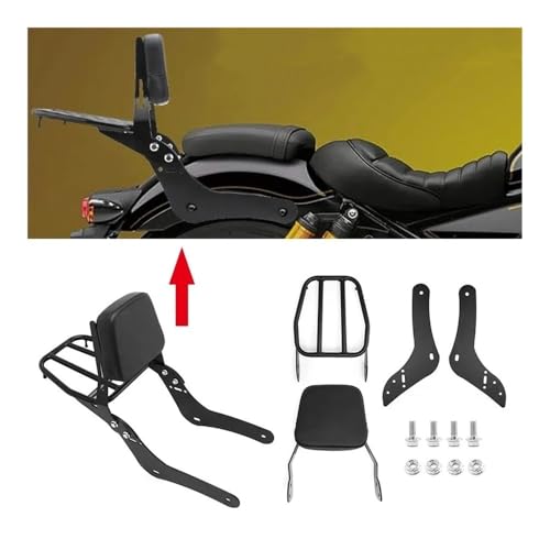 Coussin dossier Rebel 500 et 300 avec porte-bagages détachable