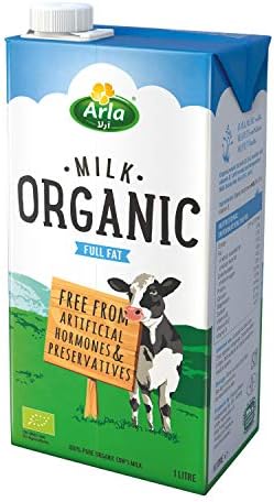 Arla Organic Full Fat UHT Milk 1 ltr