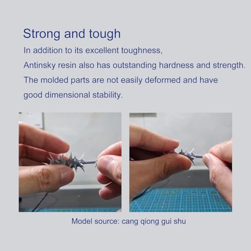 Título: Resina Antisnky para Alta Resistencia Texto: Resina estándar resistente antisnky ideal para diversas aplicaciones. Su fórmula evita malos olores y proporciona durabilidad excepcional. Perfecta para proyectos que requieren un material confiable. - Fernando Cortés