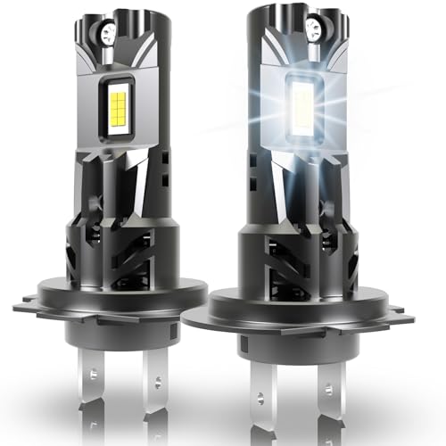 OUSHI H7 Scheinwerferlampe mit ECE Zulassung 600% Helleres 6000K Weiß (2 Stück)