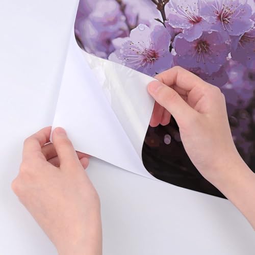 Stickers fleurs de cerisier imperméables pour gourde