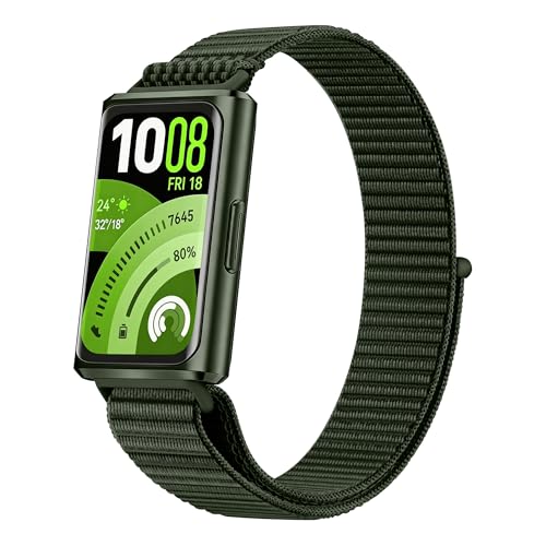 Image of XMUXI Compatible with Huawei Band 11 Nylon Straps Compatible with Huawei Band 11 Pro Watch Strap Lightweight Replacement Strap (No Watch)