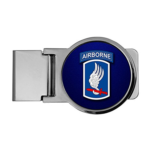 ExpressItBest Premium Money Clip - US Army 173rd Airborne Brigade Combat - Sky Soldiers SS