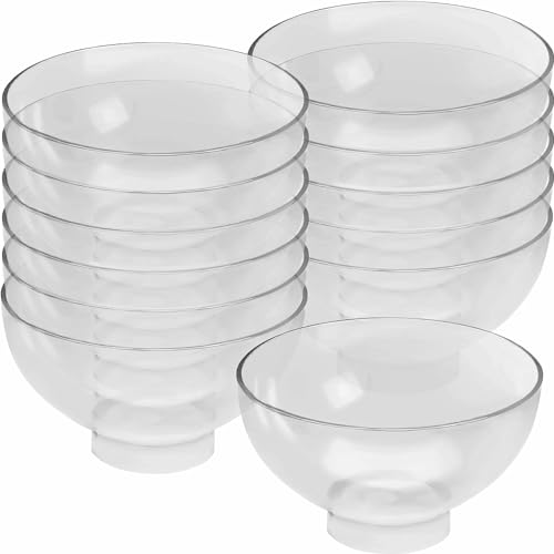 Smarty Had A Party 260CL Elegant Clear Round Plastic Mini Bowls - 2.65 Oz. - Perfect For Desserts & Appetizers cover