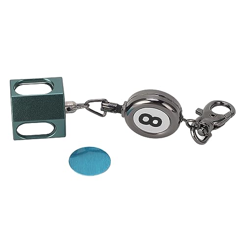 Support de craie de queue de billard rétractable magnétique avec clip ceinture portable