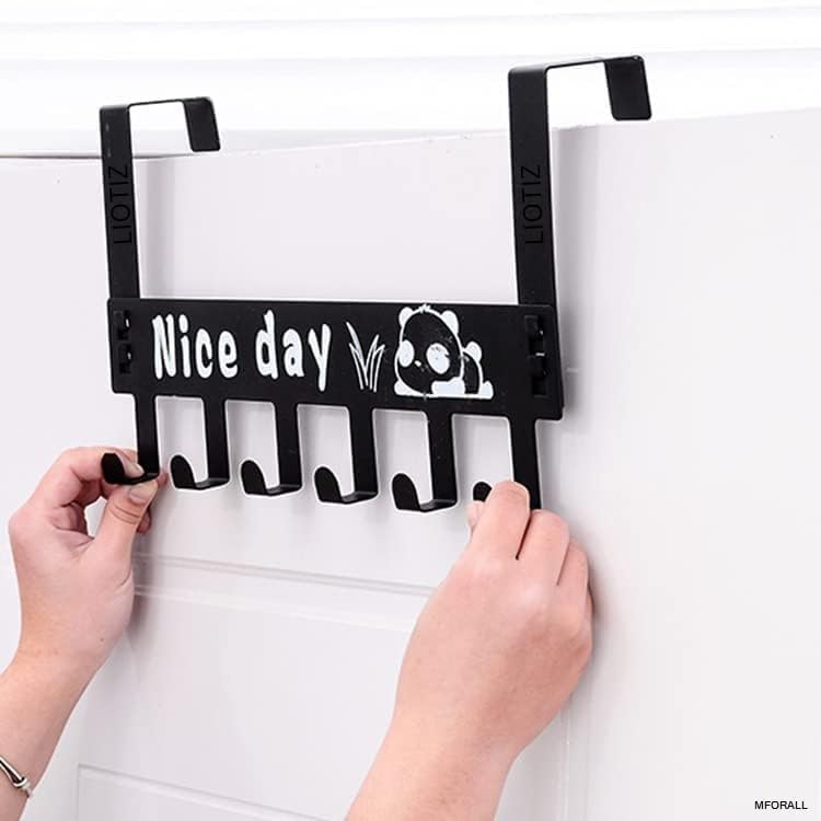 LIOTIZ Heavy-Duty Over Door Hook Carben Steel | Nice Day Print Hook (B0CNH51BG7) Amazon Price History, Amazon Price Tracker