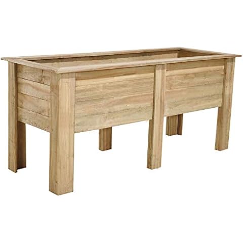 Forest Garden 1.8m Pressure Treated Wooden Deep Root Planter Cover