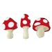 Toadstool Sugar Decorations Cookie Cake Cupcake 12 Count