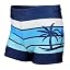 Dark Blue / Blue / Palm Trees