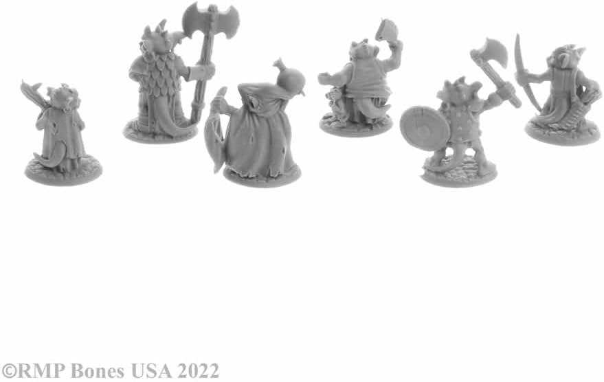 Ratpelt Kobold Leaders Miniature 25mm Heroic Scale Figure Dungeon Dwellers Reaper Miniatures