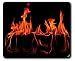 Produktbild 1art1 Feuer - Warmes Kaminfeuer Mauspad 23 x 19 cm
