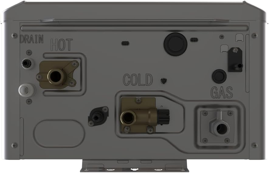 NEW Rinnai RXP160iN Condensing Smart Sense Natural Gas or Propane Tankless Water Heater, Indoor or Outdoor Water Heater, Up to 9 GPM, 160,000 BTU, with Recirculation Pump