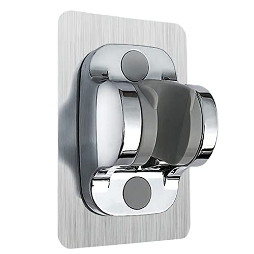 DASITON Large Wall Mount Strong Adhesive Waterproof Handheld Shower Holder,Shower Head Holder,for rv Shower Kids Shower Bathroom Shower