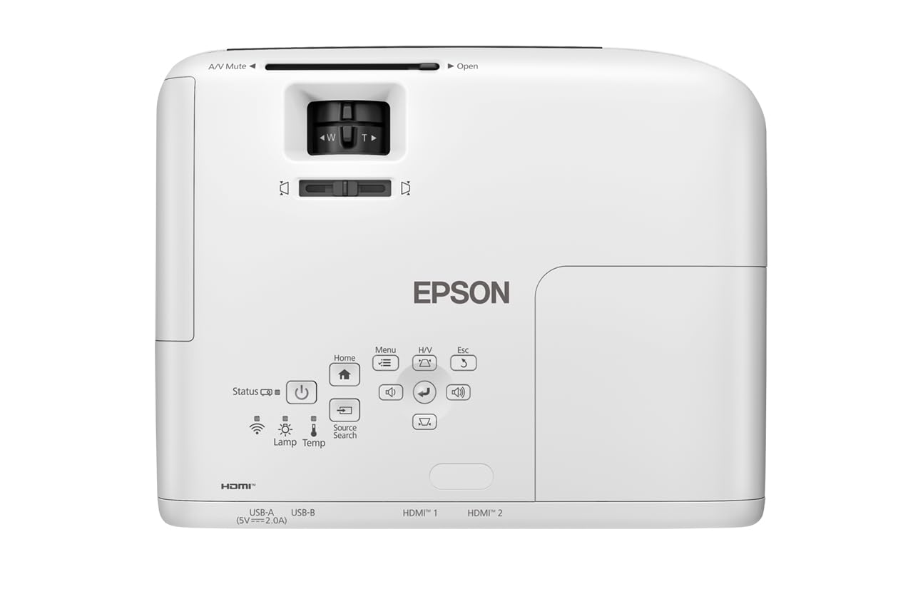 Epson EB-W55 Videoproiettore WXGA 3LCD 4.000 lumen Wi-Fi HDMI Bianco
