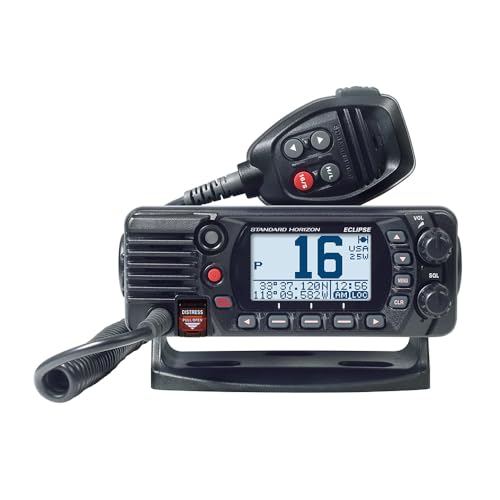 Standard Horizon GX1410B Eclipse Series 25W Fixed Mount VHF Black