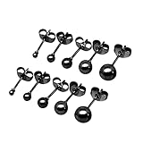 Werkzeughersteller Impressioner Federmäppchen, Zubehör, Schmuck, kleine Piercing-Nägel, Gelbgold, Armbänder, Zange, Ring-Set (Schwarz, Einheitsgröße)