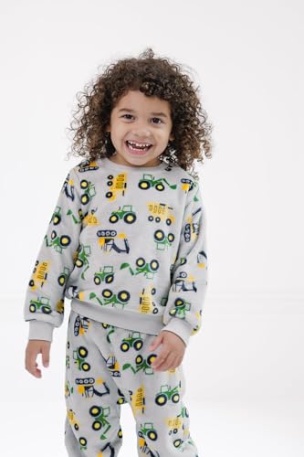 John Deere Trucks Woobie Pullover Sweatshirt and Jogger Pants Outfit Set Newborn to Little Kid Sizes (0-3 Months - 5)4