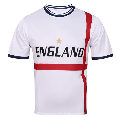 DIBEI England 2026 World Cup Fan Soccer Jersey (England Medium)