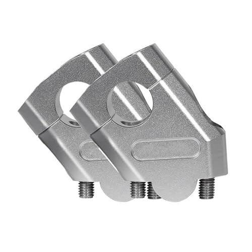 Pince de guidon 22mm argent pour voyager confortablement en MT07