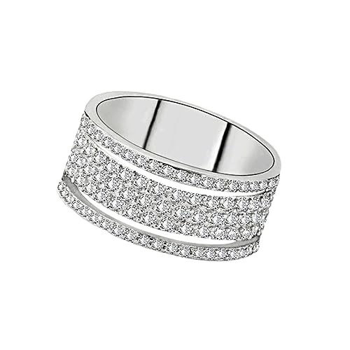 Bague en strass sterling taille 9 le cadeau idéal pour femme
