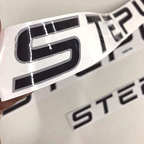 Kit Adesivos Sandero Stepway 2015 Lateral e Traseiro Grafite